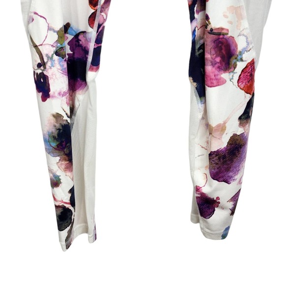 Athleta Mudra 7/8 Tight Floral Pink Multi Women's Size Small - Picture 4 of 9